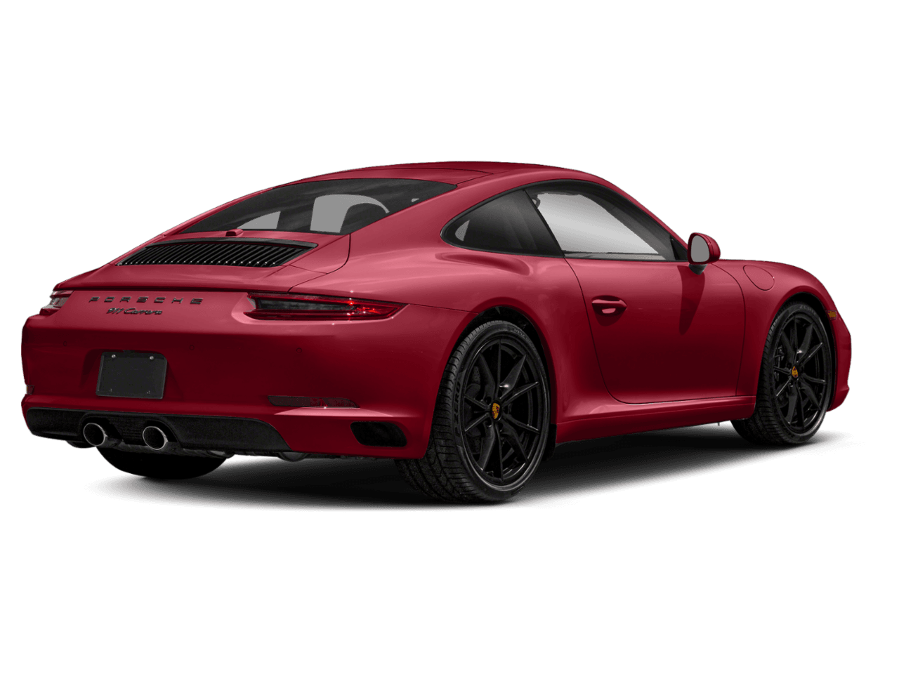 2018 Porsche 911 Carrera - Rear 3/4, facing to the right