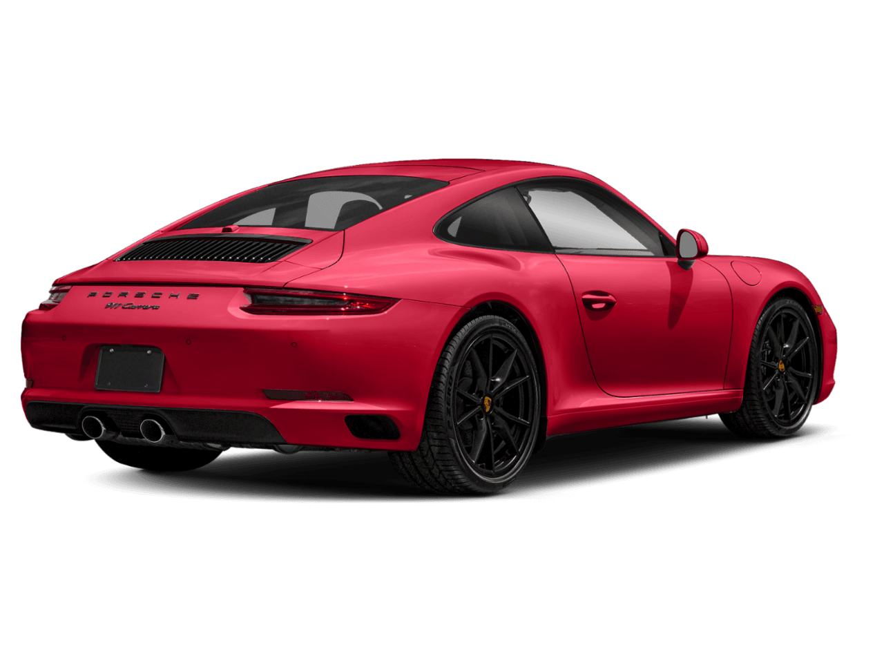 2018 Porsche 911 Carrera - Rear 3/4, facing to the right