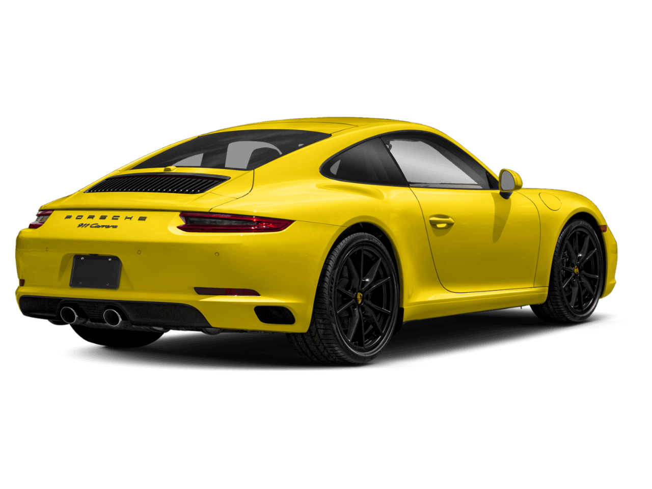 2018 Porsche 911 Carrera - Rear 3/4, facing to the right