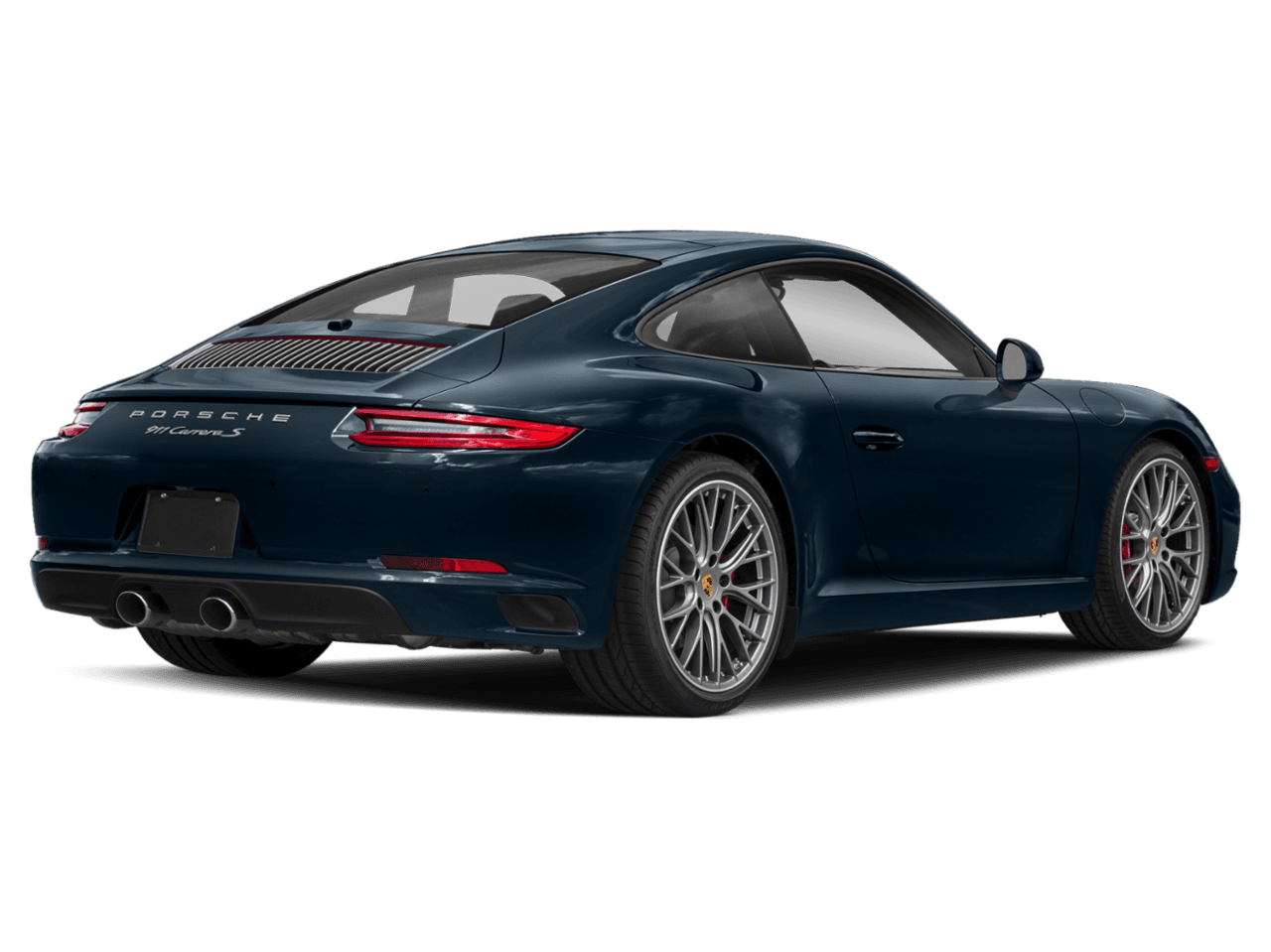2018 Porsche 911 Carrera S - Rear 3/4, facing to the right
