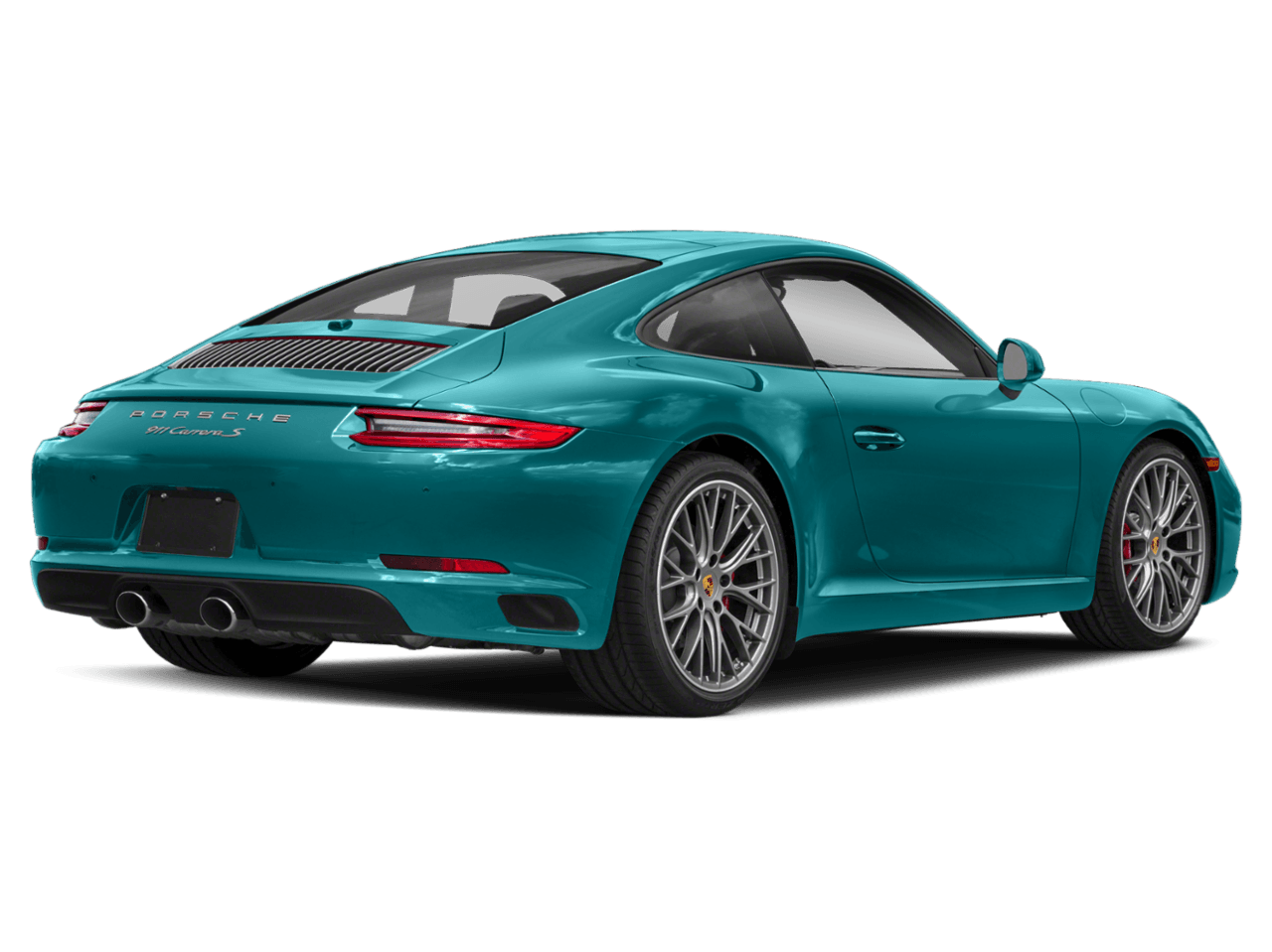 2018 Porsche 911 Carrera S - Rear 3/4, facing to the right