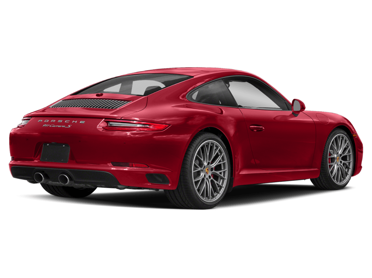 2018 Porsche 911 Carrera S - Rear 3/4, facing to the right