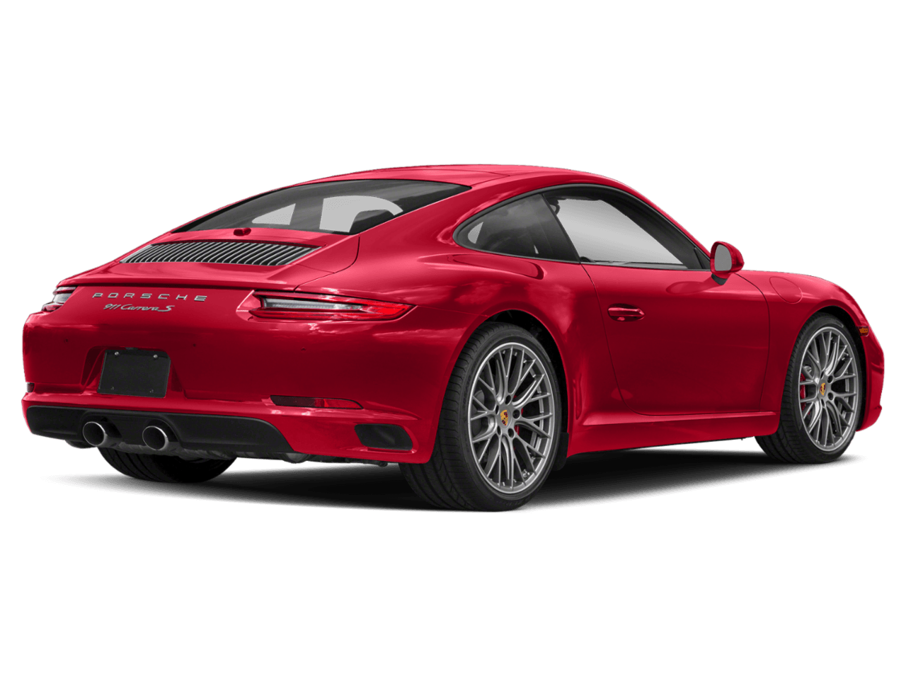 2018 Porsche 911 Carrera S - Rear 3/4, facing to the right
