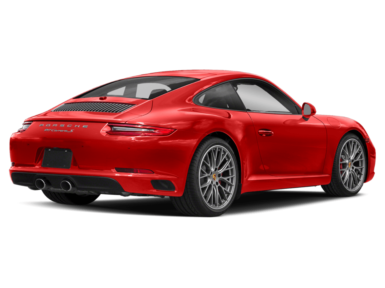 2018 Porsche 911 Carrera S - Rear 3/4, facing to the right