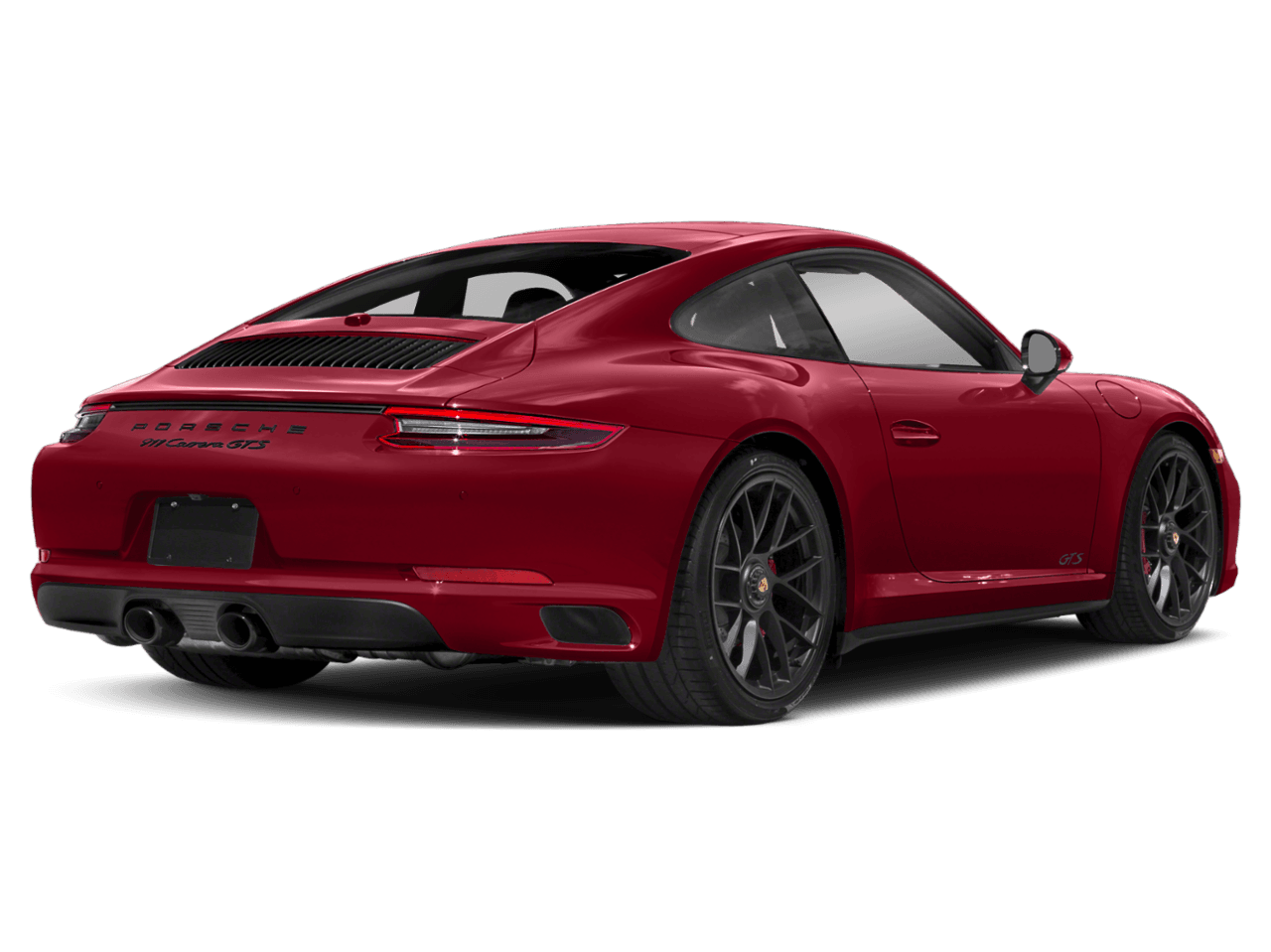 2018 Porsche 911 Carrera GTS - Rear 3/4, facing to the right