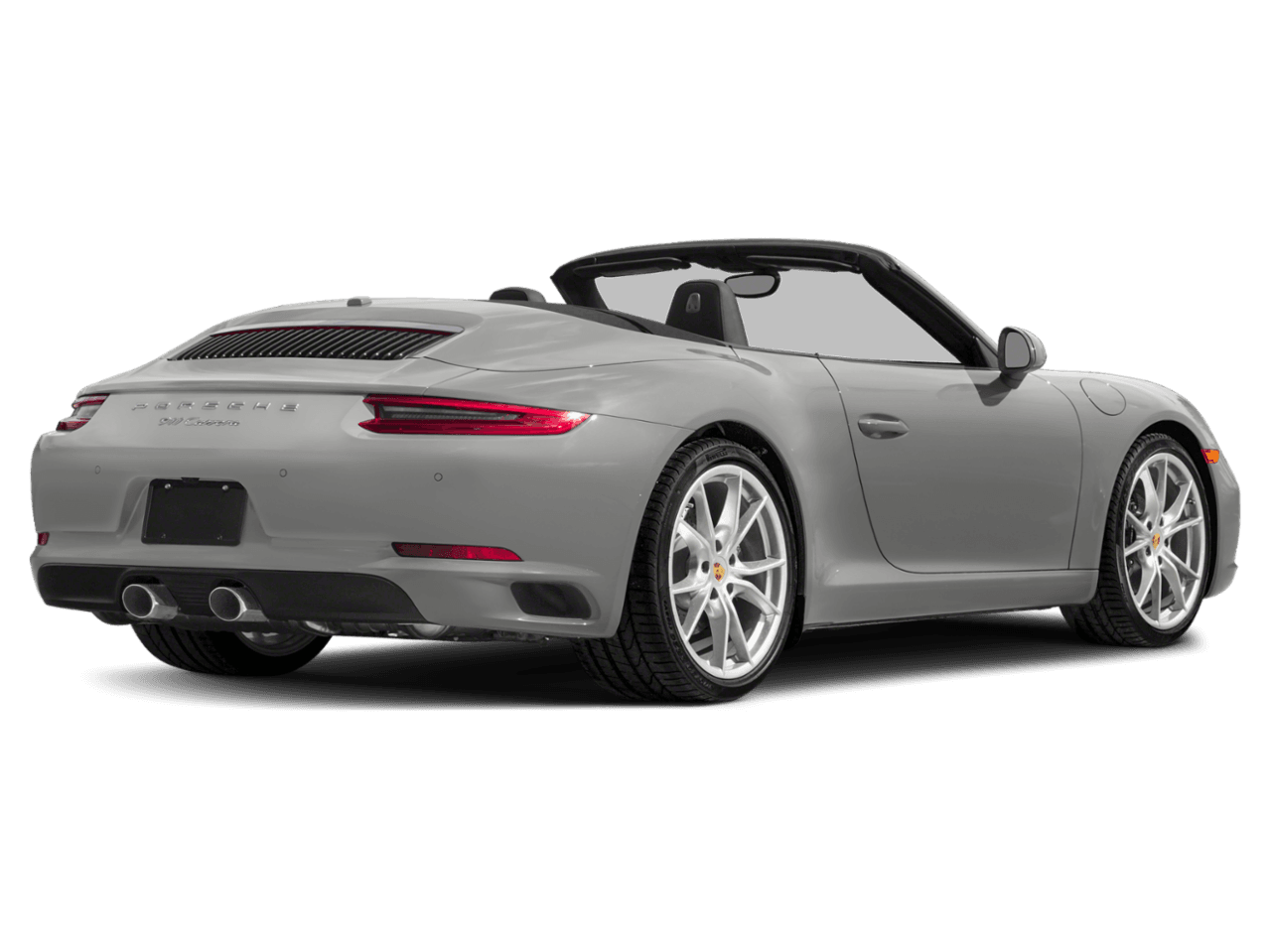 2018 Porsche 911 Carrera - Rear 3/4, facing to the right