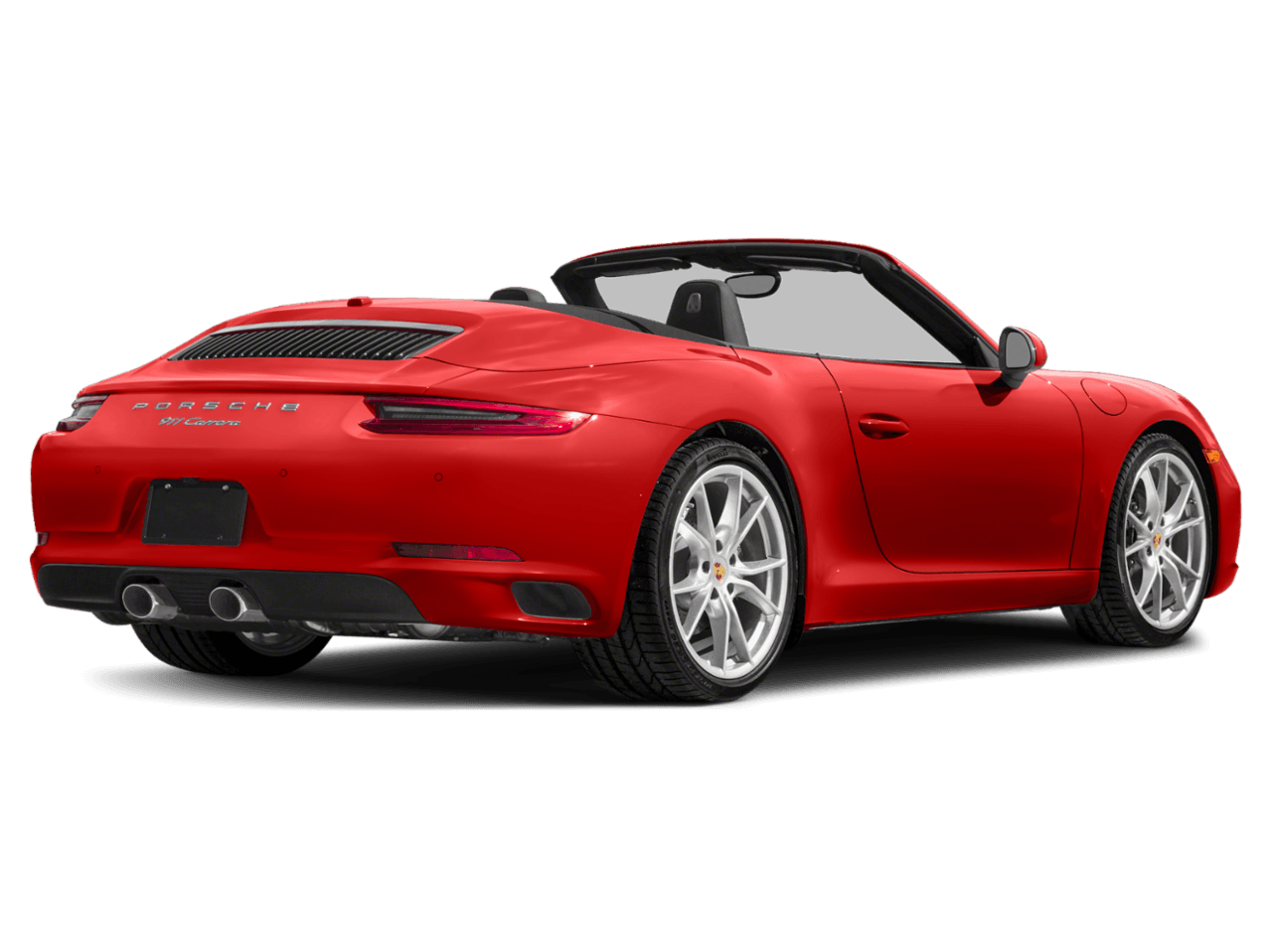 2018 Porsche 911 Carrera - Rear 3/4, facing to the right