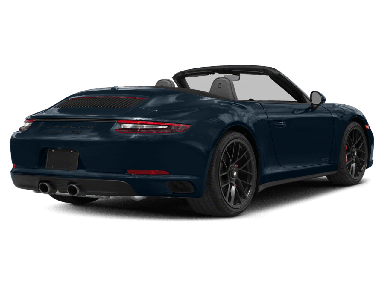 2018 Porsche 911 Carrera GTS - Rear 3/4, facing to the right