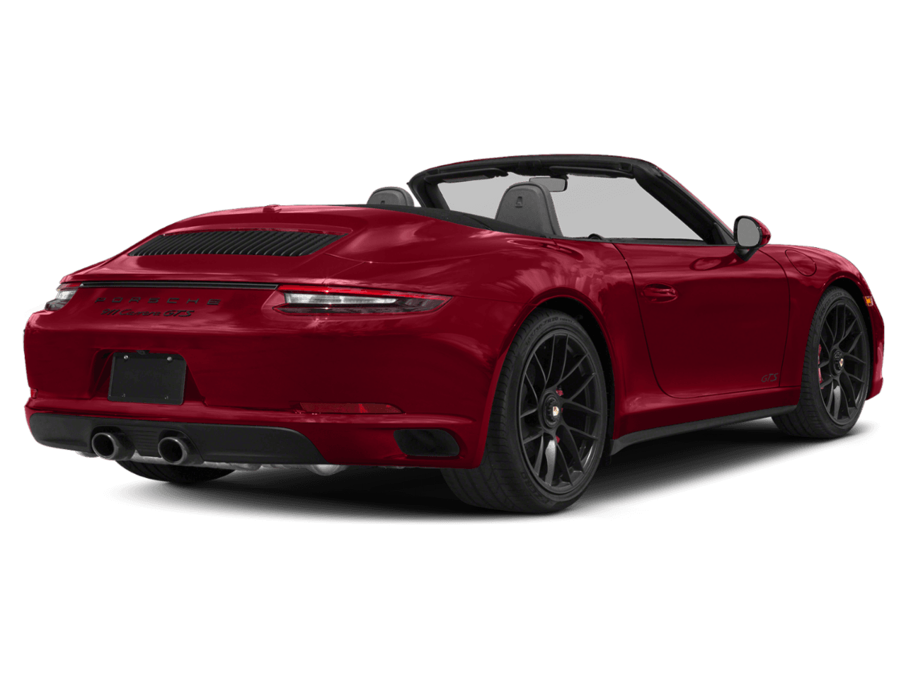 2018 Porsche 911 Carrera GTS - Rear 3/4, facing to the right