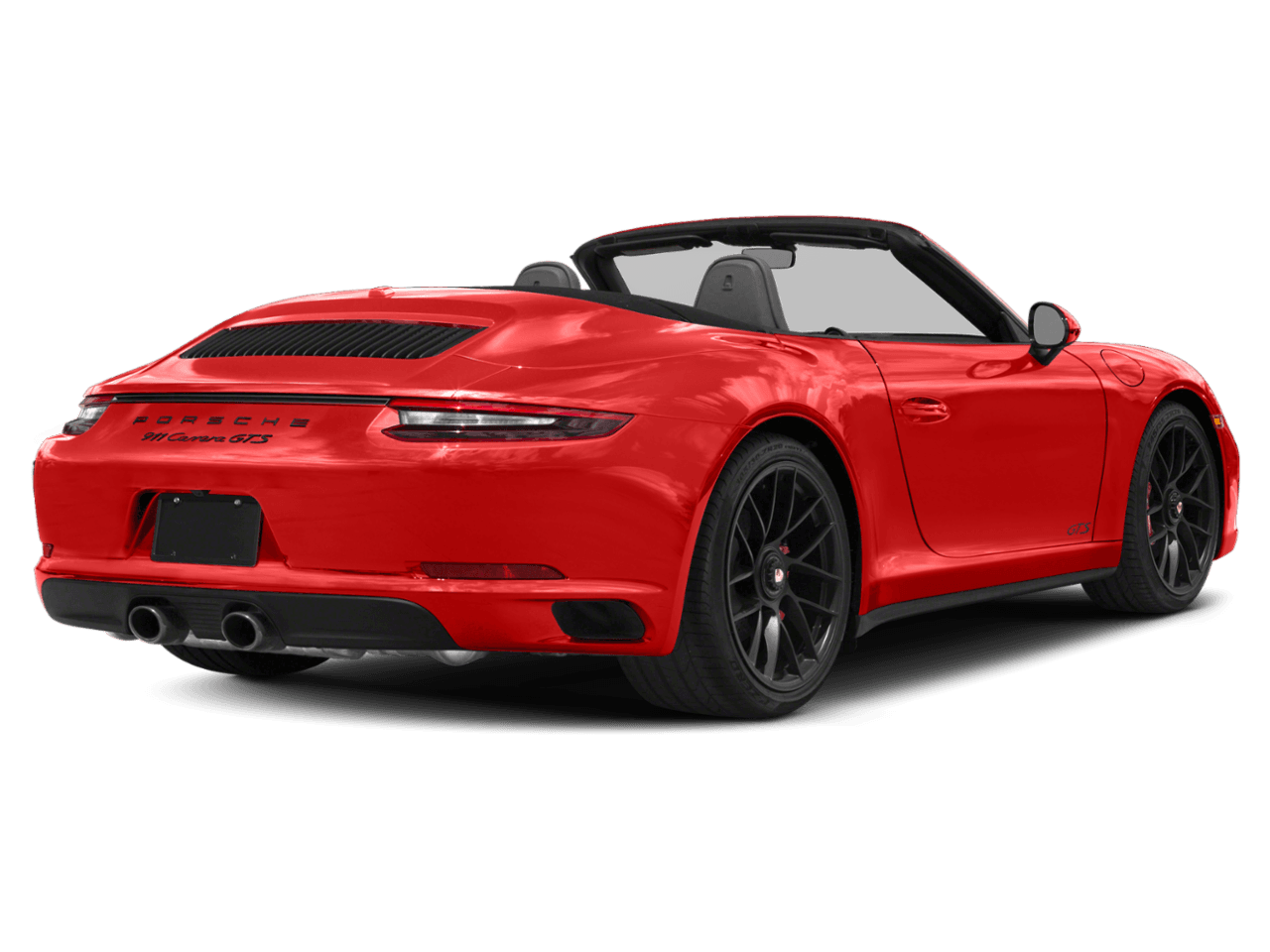 2018 Porsche 911 Carrera GTS - Rear 3/4, facing to the right