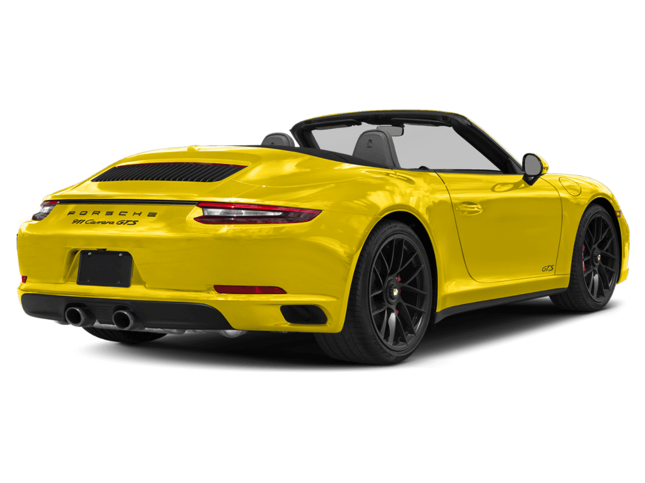 2018 Porsche 911 Carrera GTS - Rear 3/4, facing to the right