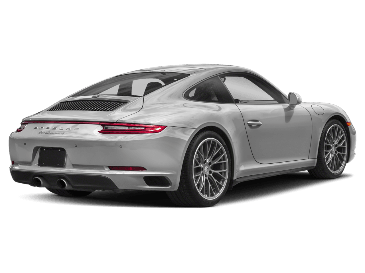 2018 Porsche 911 Carrera 4 - Rear 3/4, facing to the right