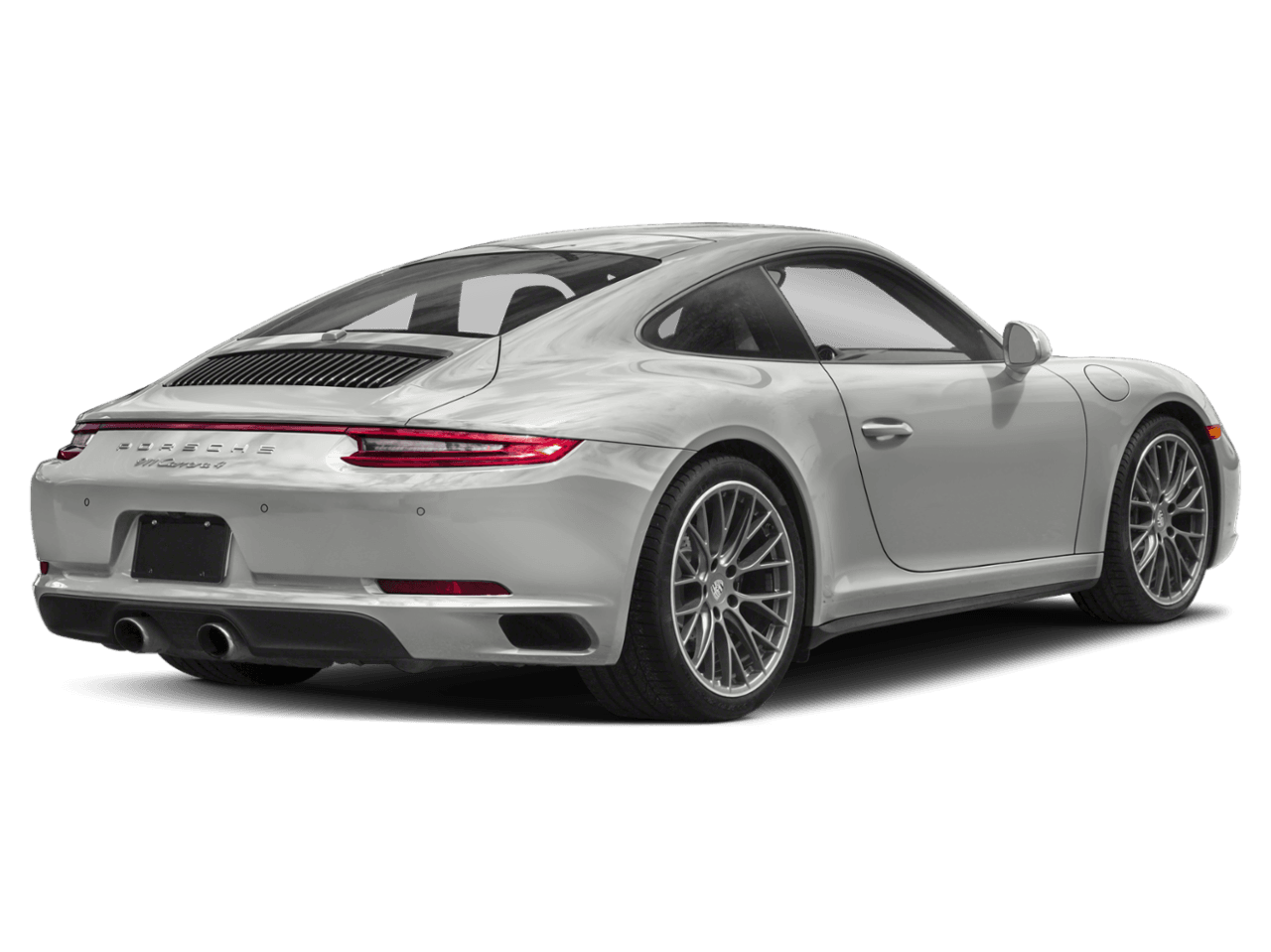 2018 Porsche 911 Carrera 4 - Rear 3/4, facing to the right