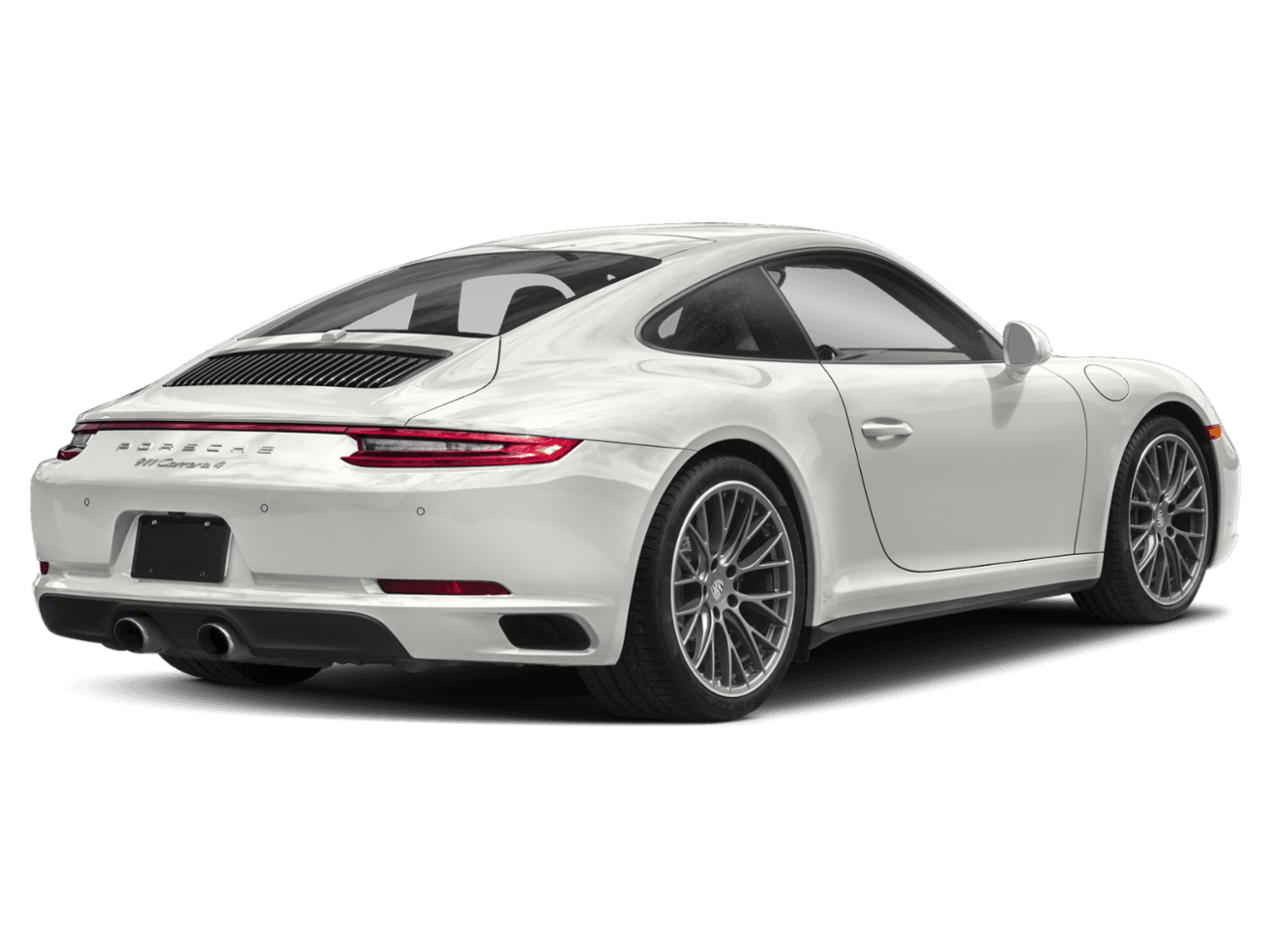 2018 Porsche 911 Carrera 4 - Rear 3/4, facing to the right