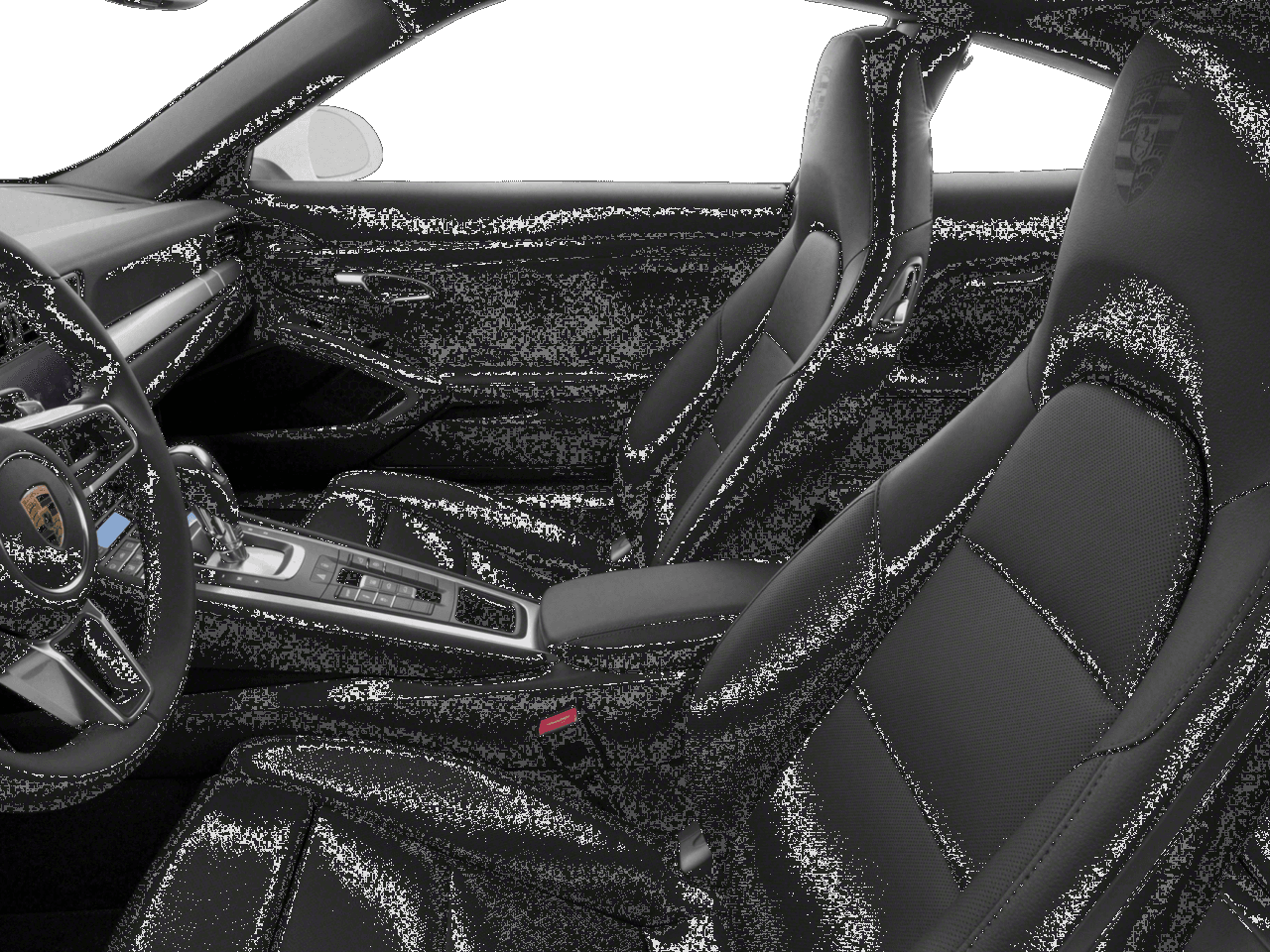2018 Porsche 911 Carrera 4S - Interior Driver's Side with Door Open, Front Seat Feature