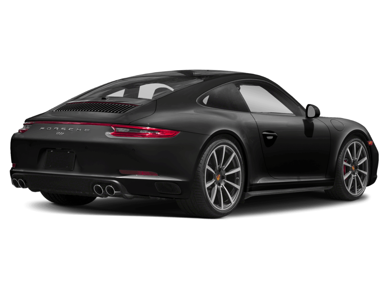 2018 Porsche 911 Carrera 4S - Rear 3/4, facing to the right