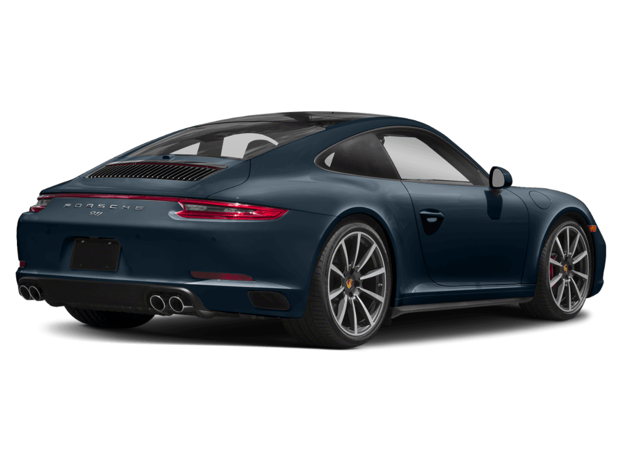 2018 Porsche 911 Carrera 4S - Rear 3/4, facing to the right