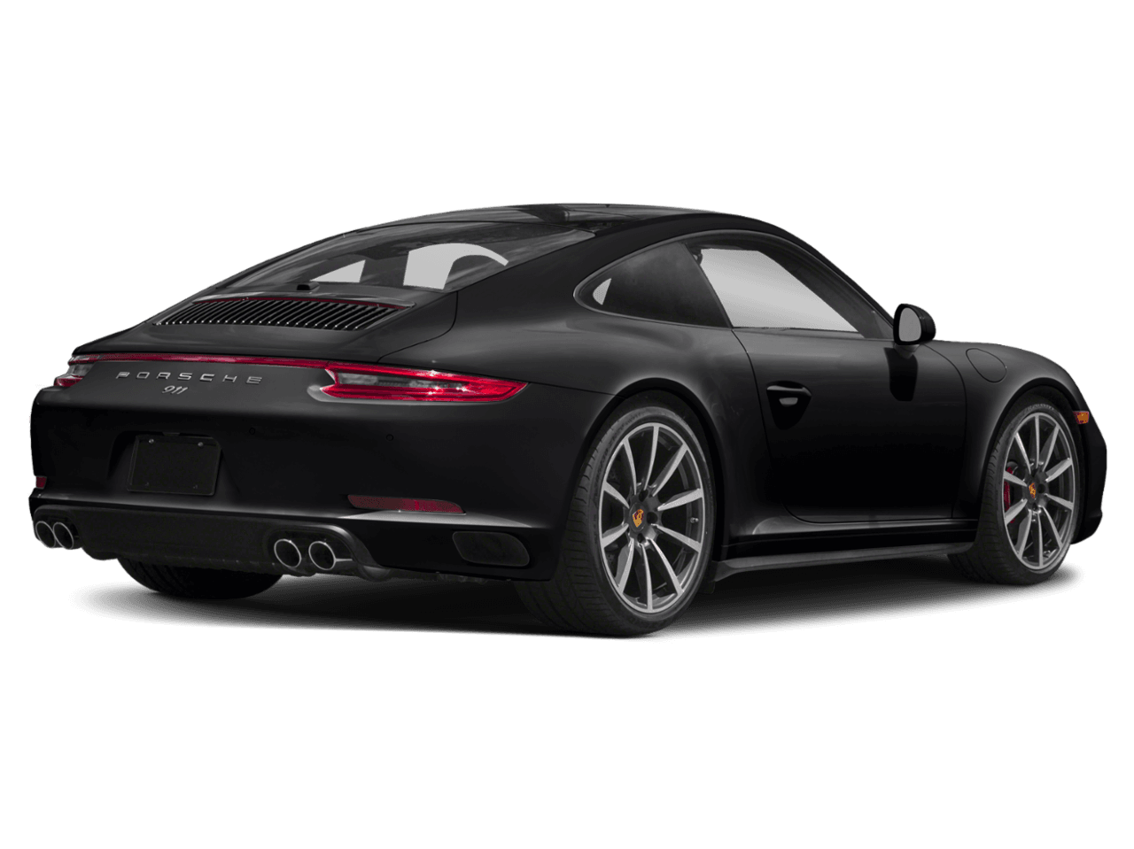 2018 Porsche 911 Carrera 4S - Rear 3/4, facing to the right