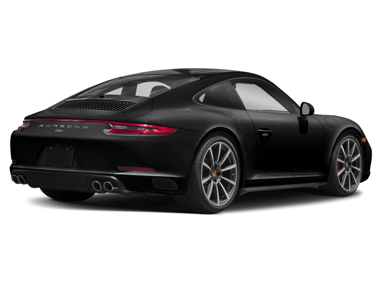 2018 Porsche 911 Carrera 4S - Rear 3/4, facing to the right