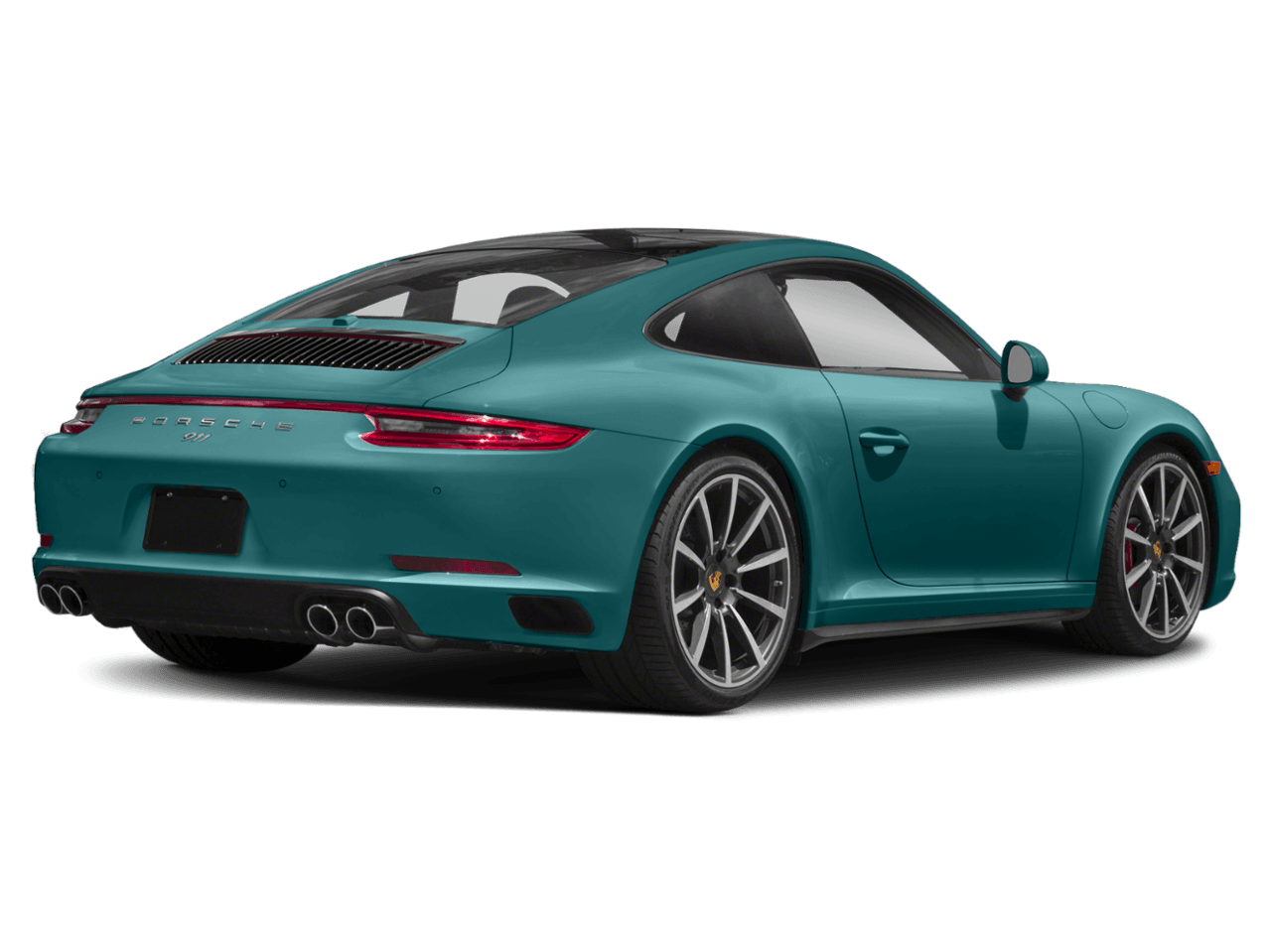 2018 Porsche 911 Carrera 4S - Rear 3/4, facing to the right
