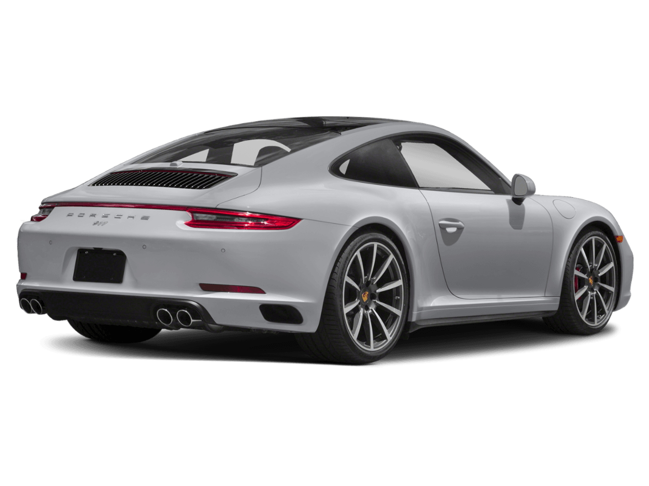 2018 Porsche 911 Carrera 4S - Rear 3/4, facing to the right