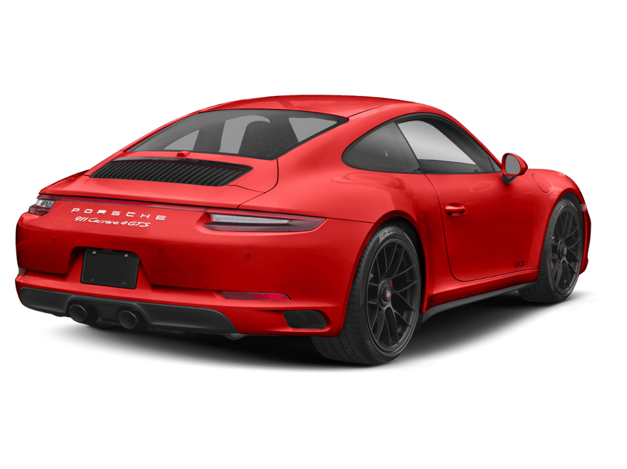 2018 Porsche 911 Carrera 4 GTS - Rear 3/4, facing to the right