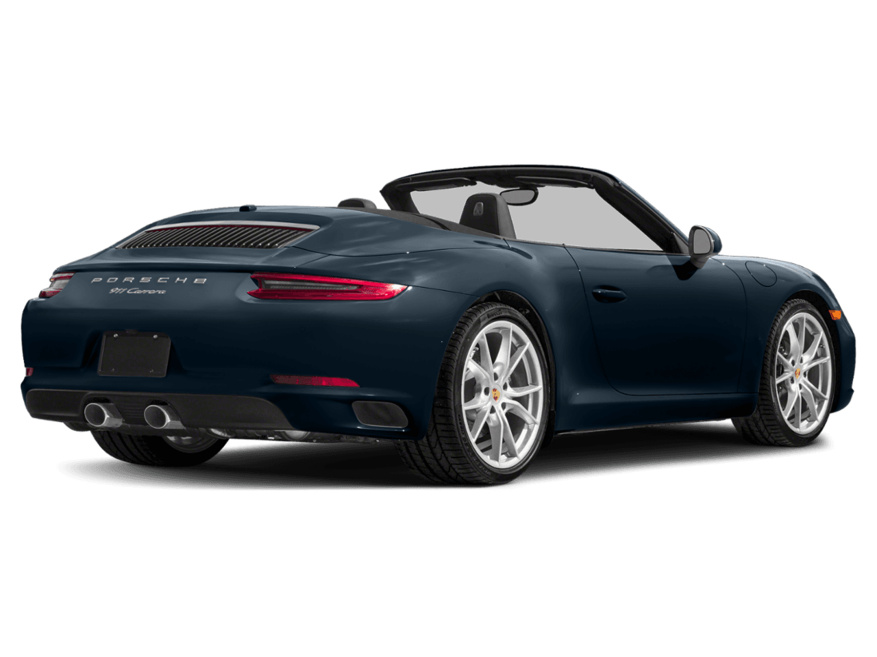2018 Porsche 911 Carrera 4 - Rear 3/4, facing to the right