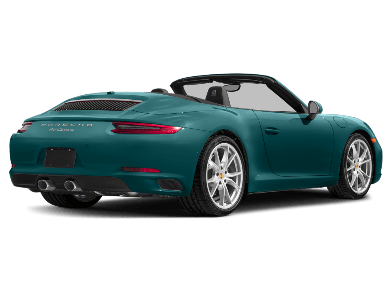 2018 Porsche 911 Carrera 4 - Rear 3/4, facing to the right