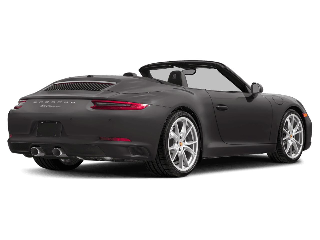 2018 Porsche 911 Carrera 4 - Rear 3/4, facing to the right