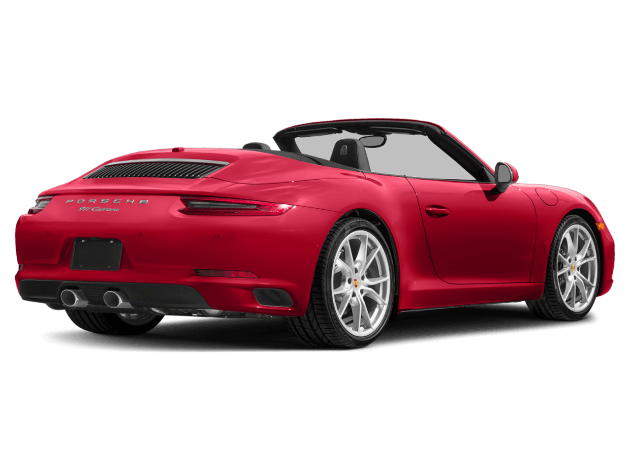 2018 Porsche 911 Carrera 4 - Rear 3/4, facing to the right