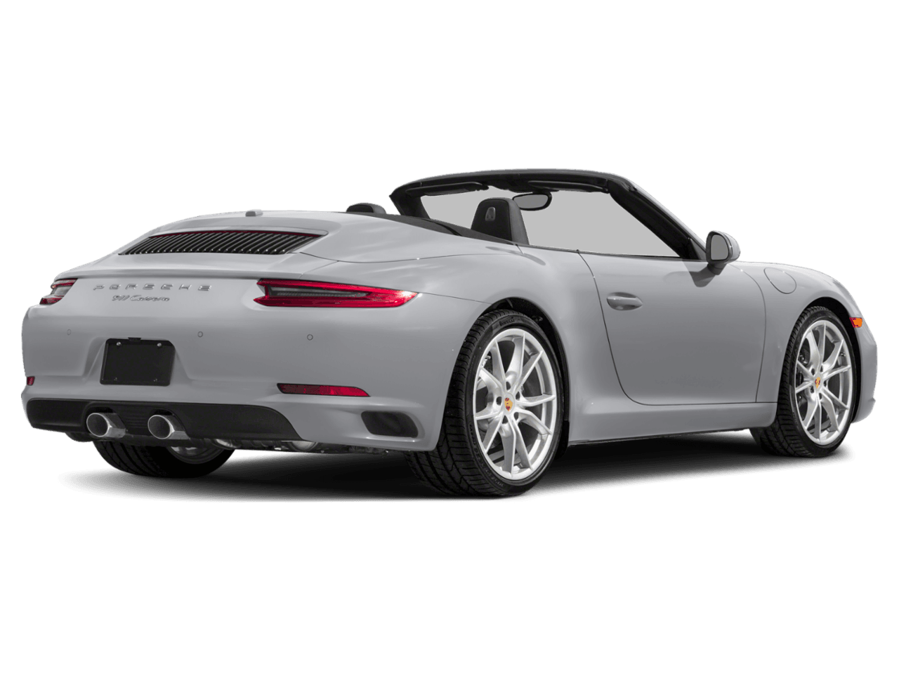 2018 Porsche 911 Carrera 4 - Rear 3/4, facing to the right