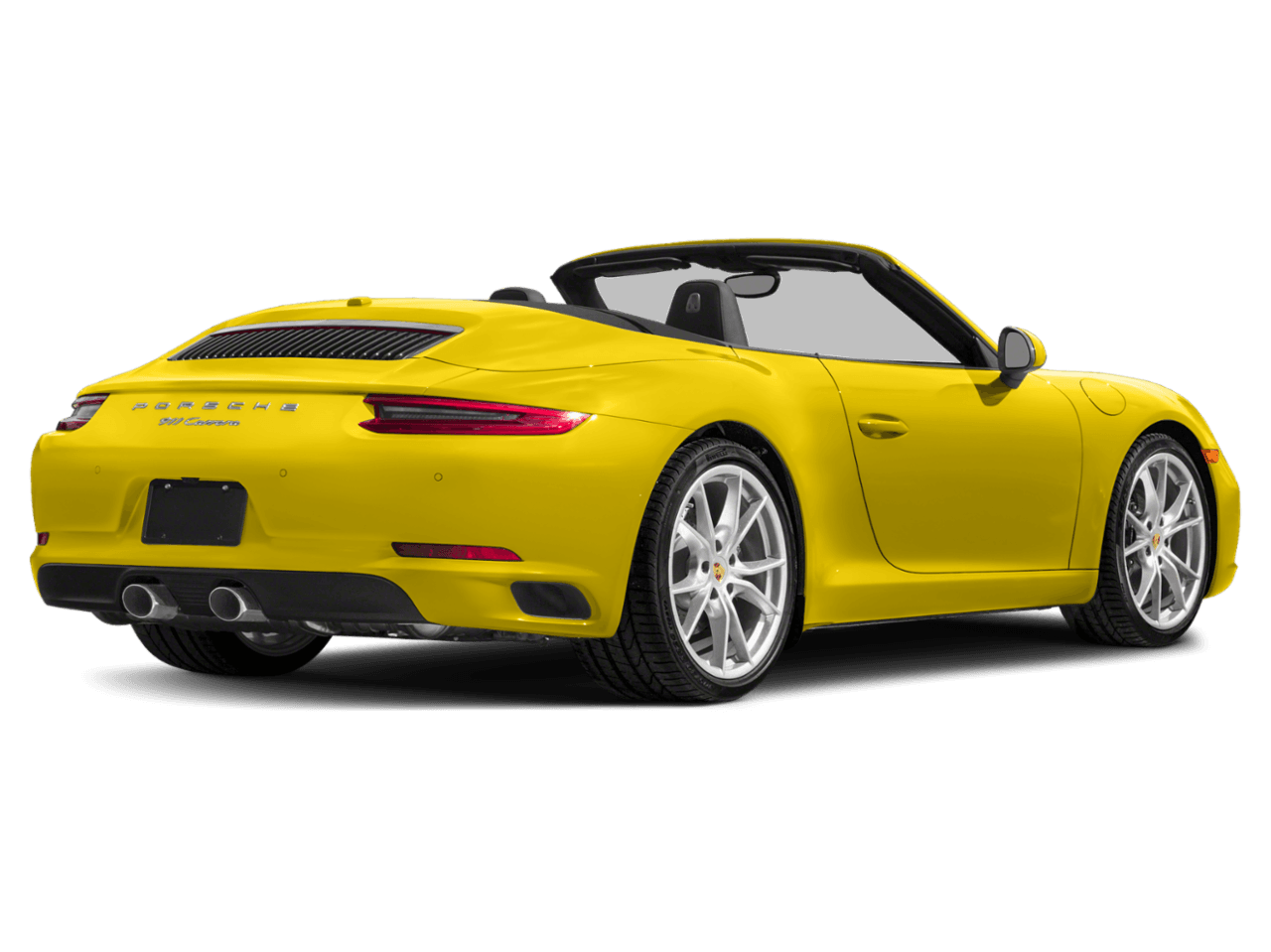 2018 Porsche 911 Carrera 4 - Rear 3/4, facing to the right