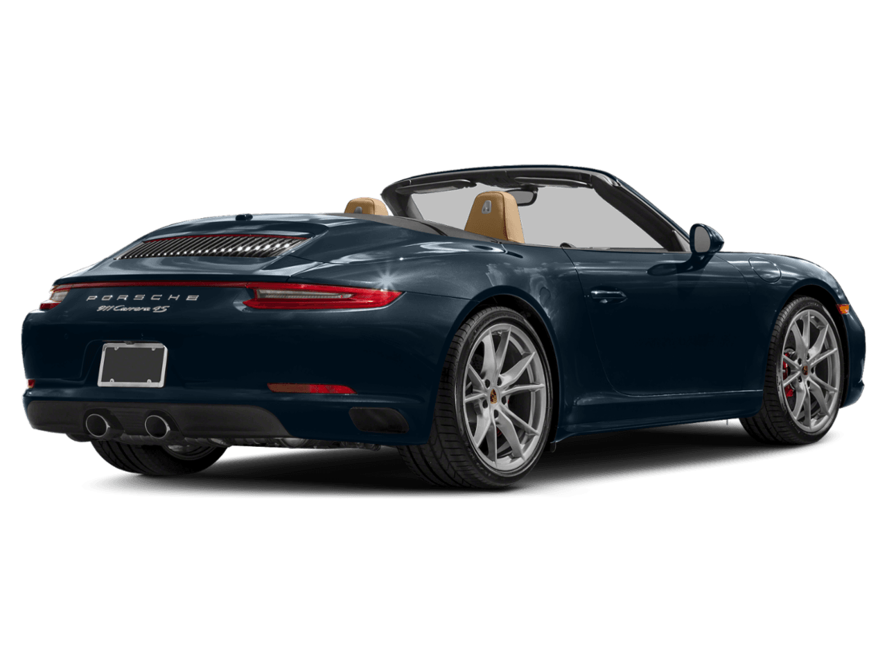2018 Porsche 911 Carrera 4S - Rear 3/4, facing to the right