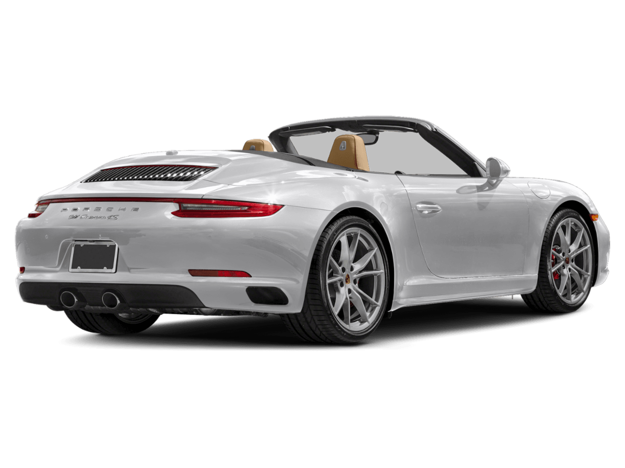 2018 Porsche 911 Carrera 4S - Rear 3/4, facing to the right