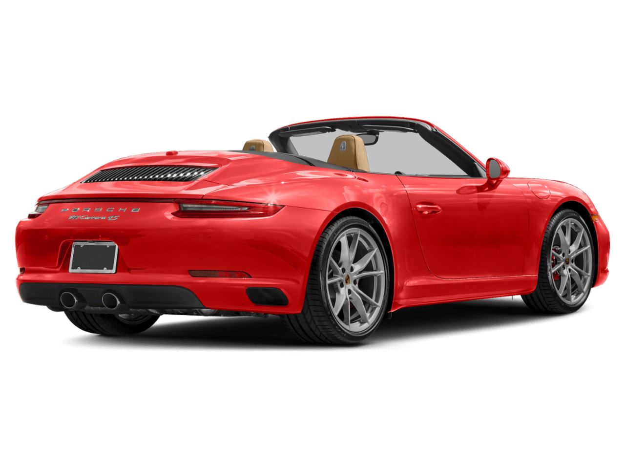 2018 Porsche 911 Carrera 4S - Rear 3/4, facing to the right