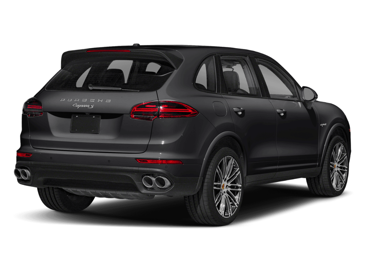 2018 Porsche Cayenne S Platinum Edition E-Hybrid - Rear 3/4, facing to the right