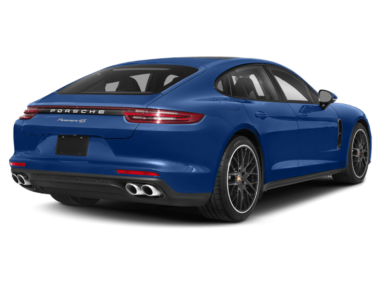 2018 Porsche Panamera  - Rear 3/4, facing to the right