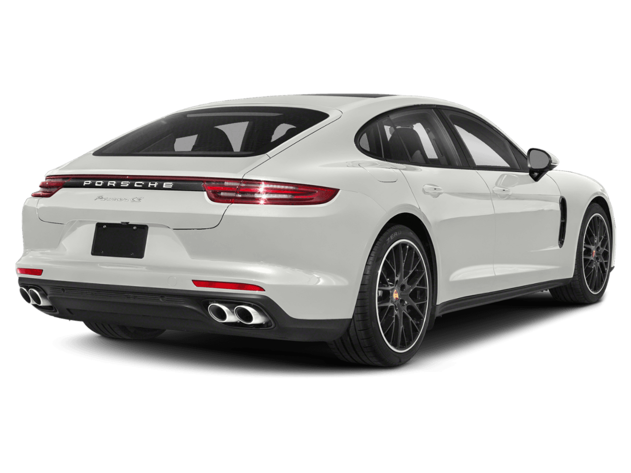 2018 Porsche Panamera  - Rear 3/4, facing to the right