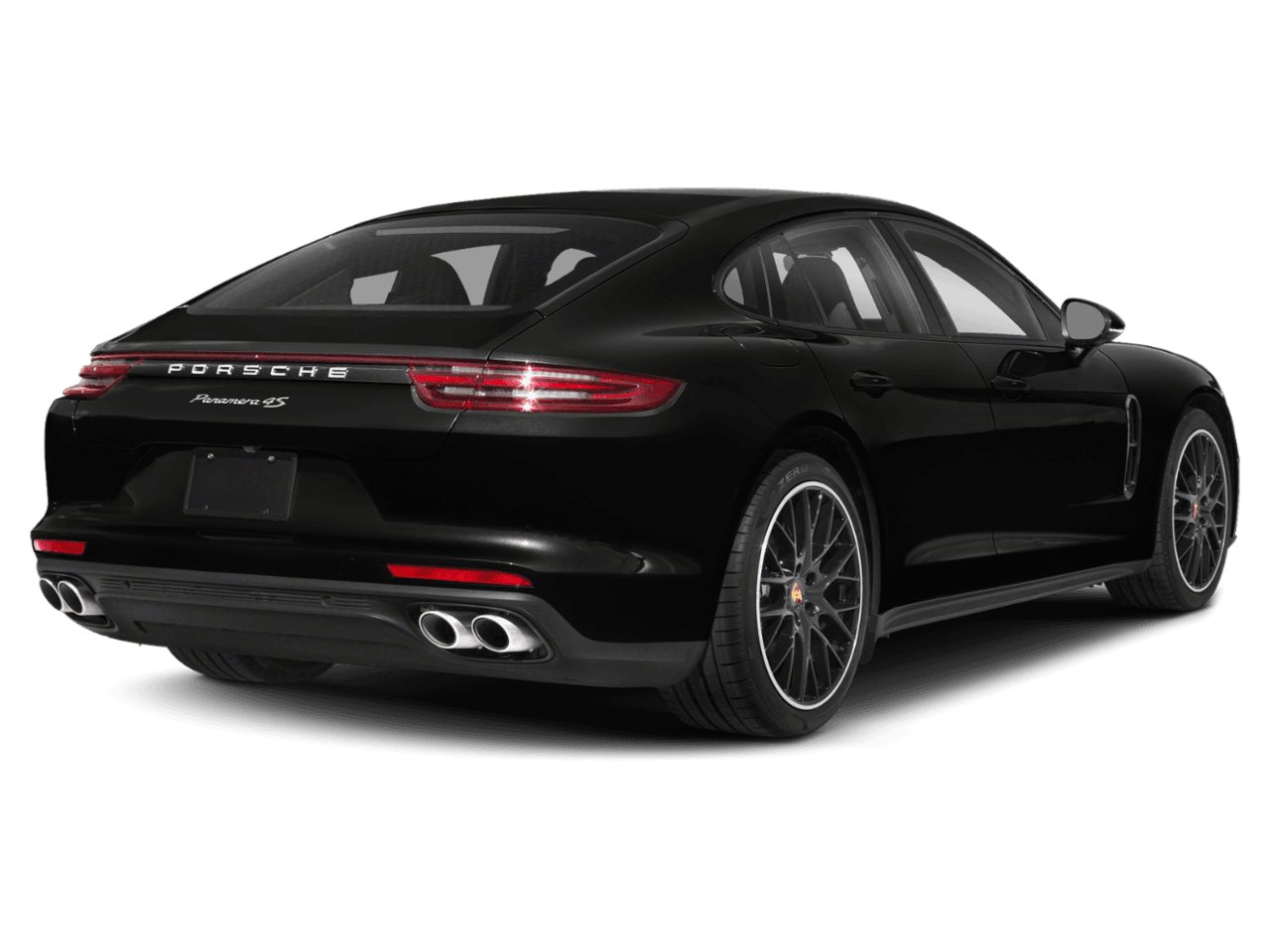 2018 Porsche Panamera 4S Executive - Rear 3/4, facing to the right