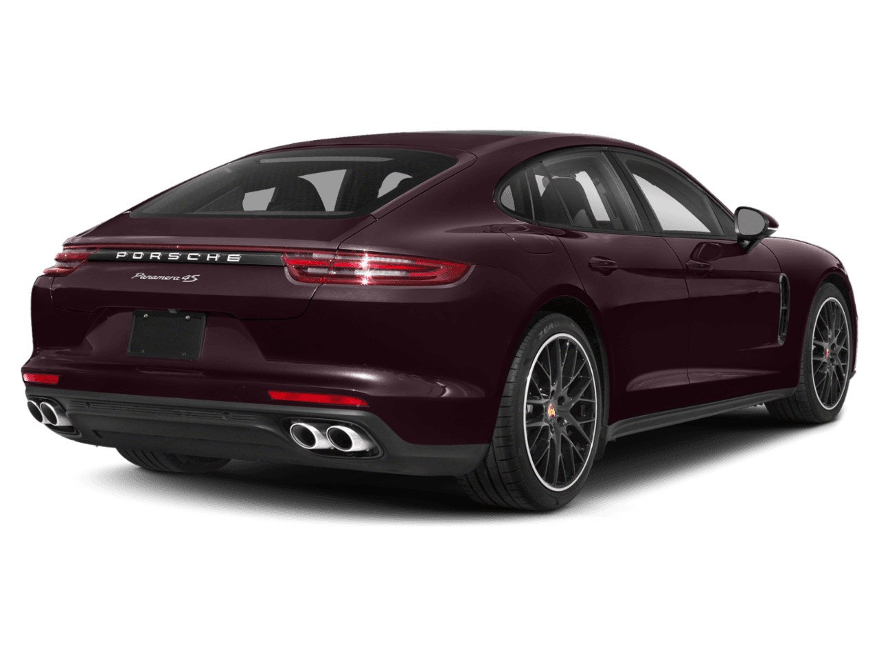 2018 Porsche Panamera 4S Executive - Rear 3/4, facing to the right