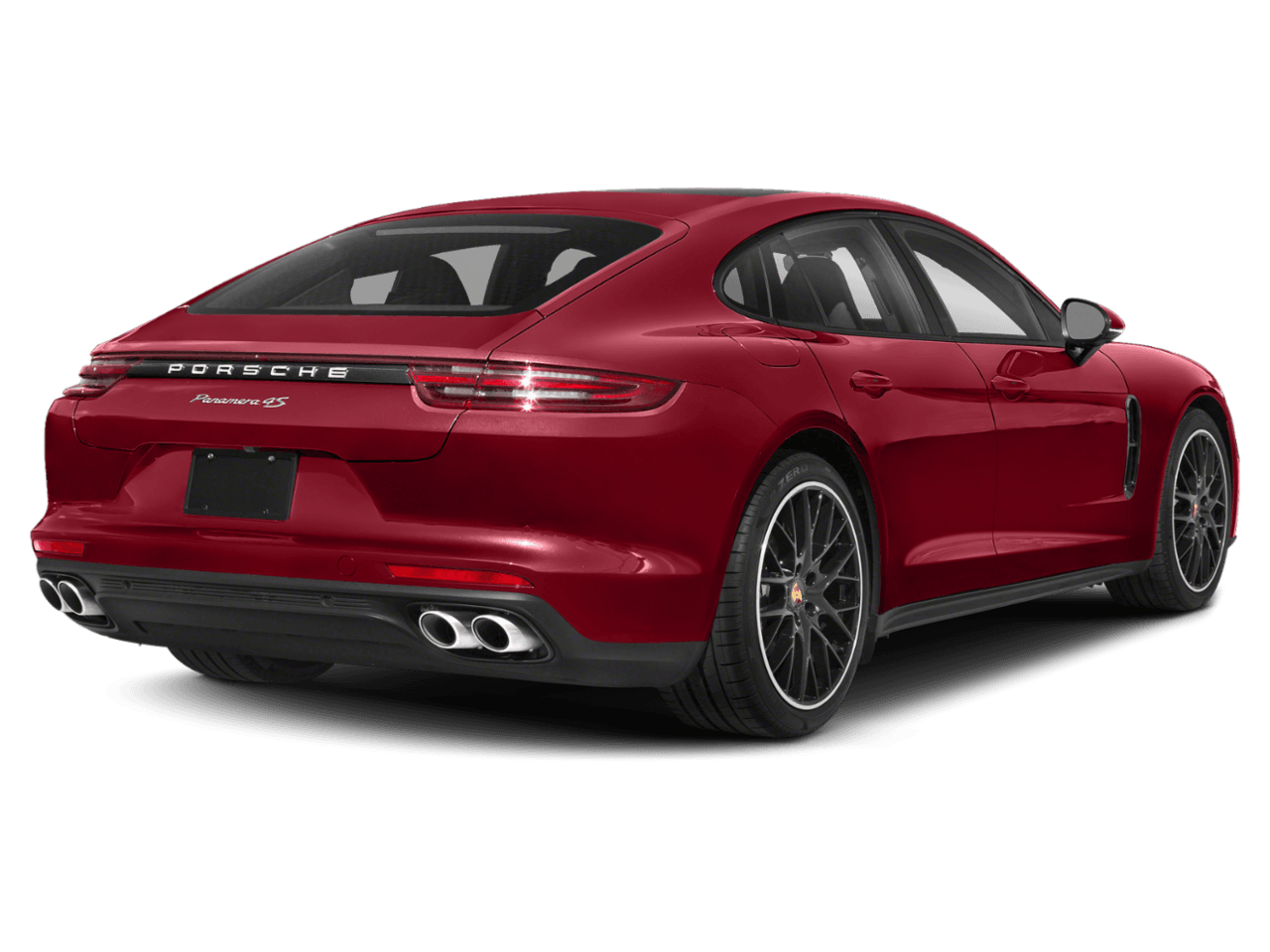 2018 Porsche Panamera 4S Executive - Rear 3/4, facing to the right