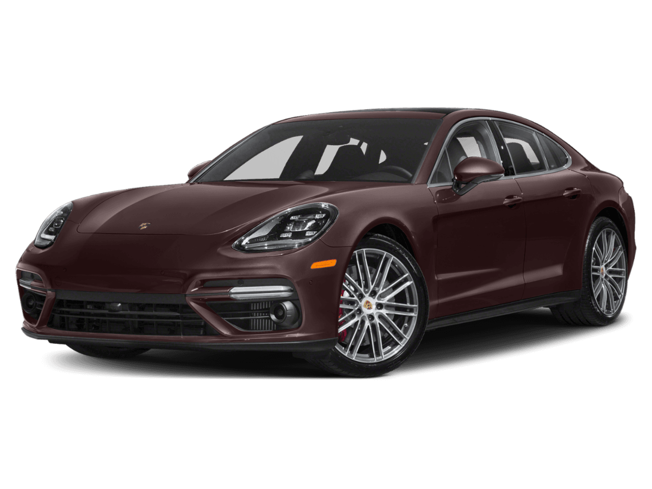 2018 Porsche Panamera Turbo - Front 3/4, facing to the left