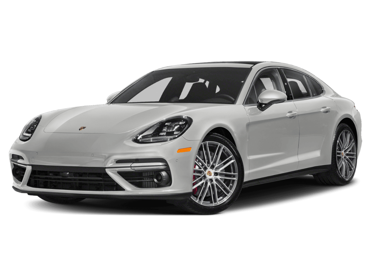 2018 Porsche Panamera Turbo - Front 3/4, facing to the left