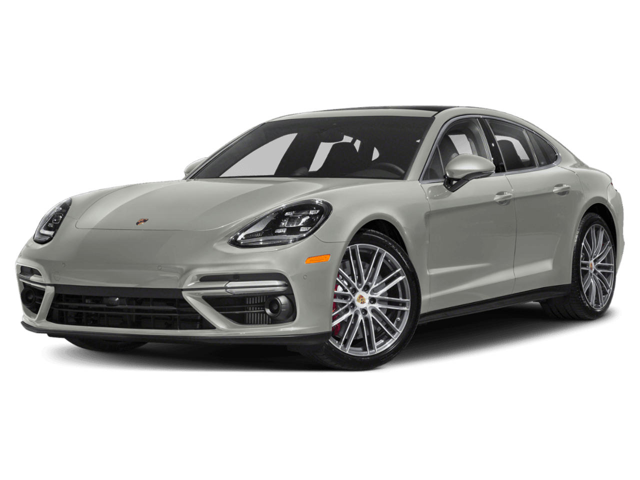 2018 Porsche Panamera Turbo - Front 3/4, facing to the left