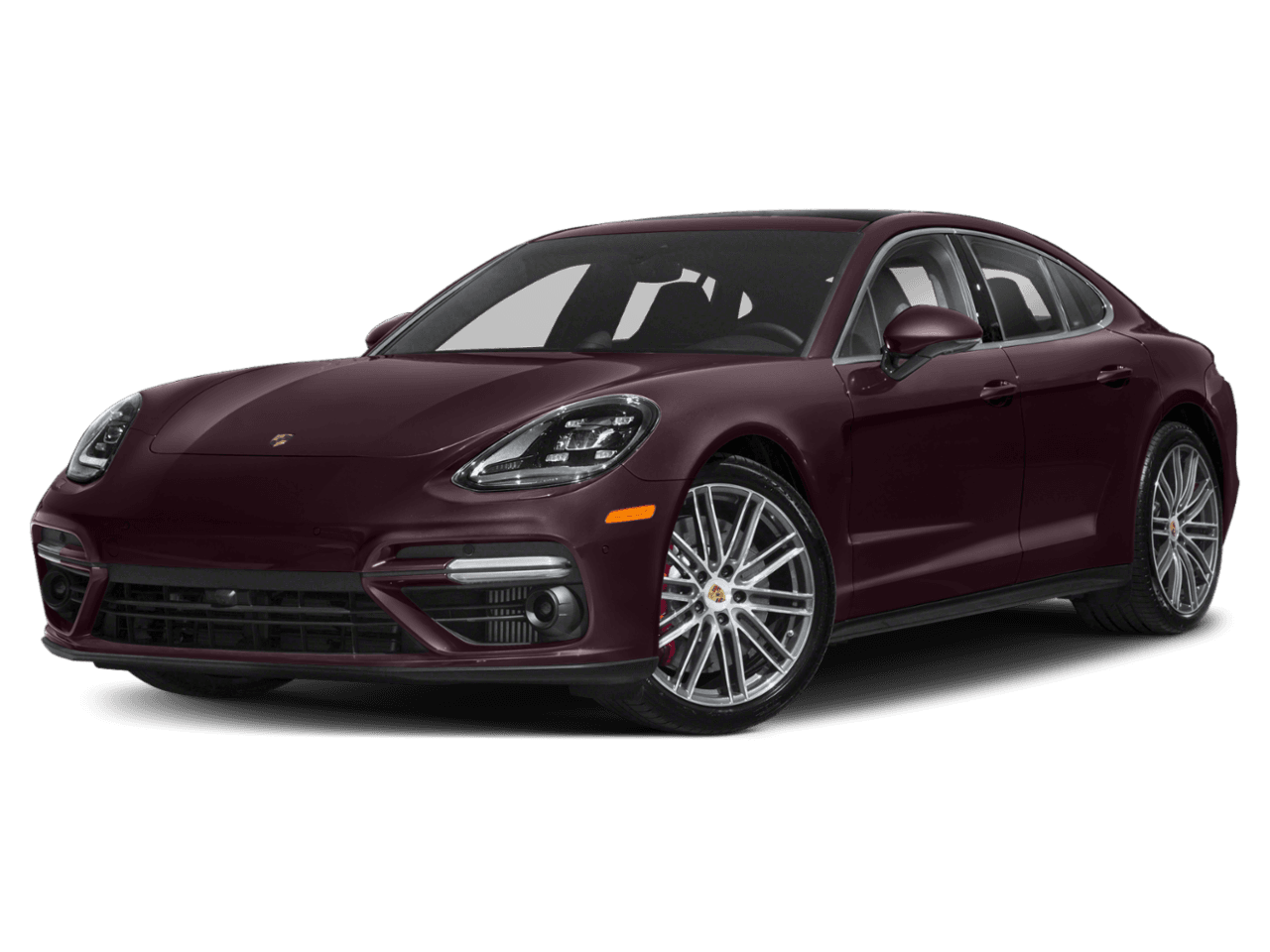 2018 Porsche Panamera Turbo Executive - Front 3/4, facing to the left