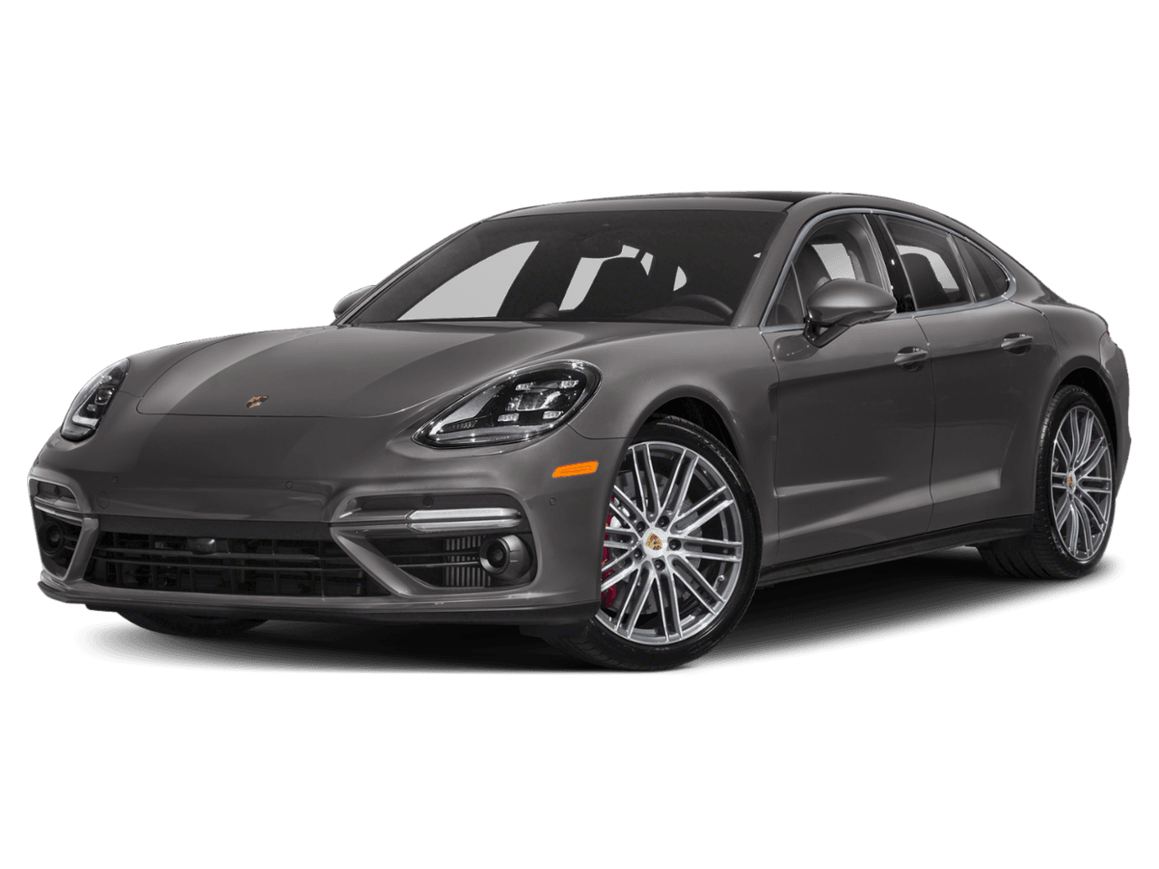 2018 Porsche Panamera Turbo Executive - Front 3/4, facing to the left