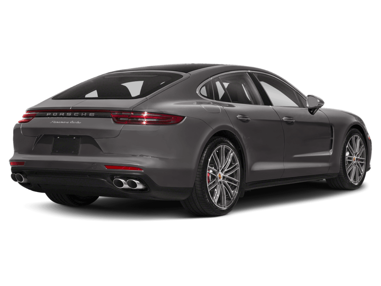 2018 Porsche Panamera Turbo Executive - Rear 3/4, facing to the right