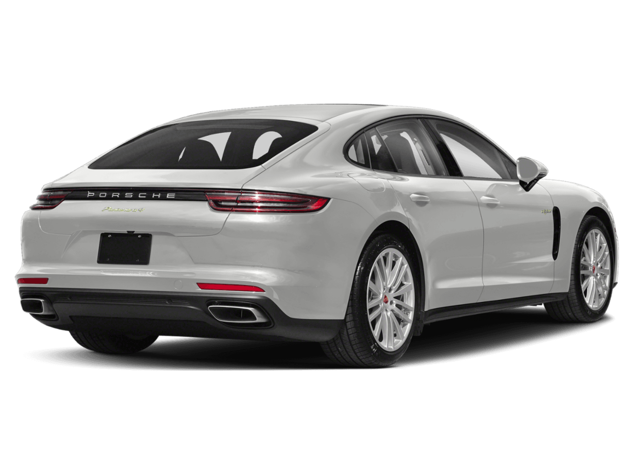 2018 Porsche Panamera Turbo S E-Hybrid - Rear 3/4, facing to the right