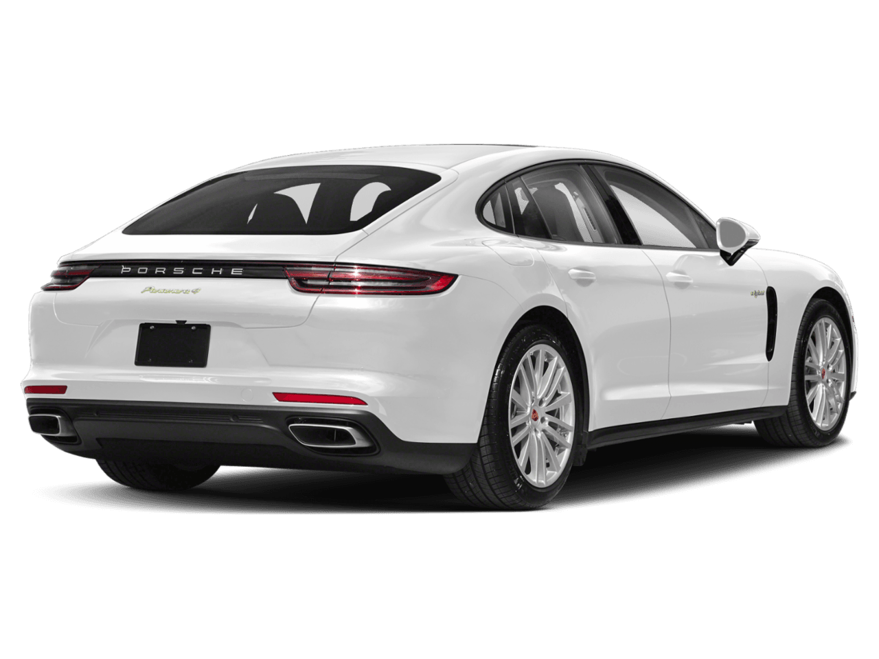 2018 Porsche Panamera Turbo S E-Hybrid - Rear 3/4, facing to the right