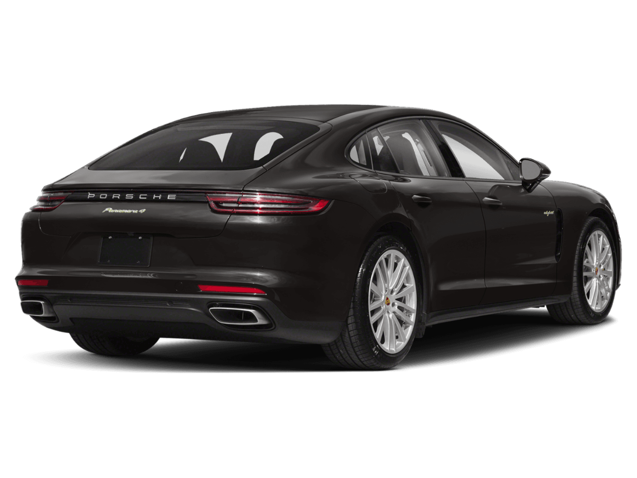 2018 Porsche Panamera 4 E-Hybrid Executive - Rear 3/4, facing to the right